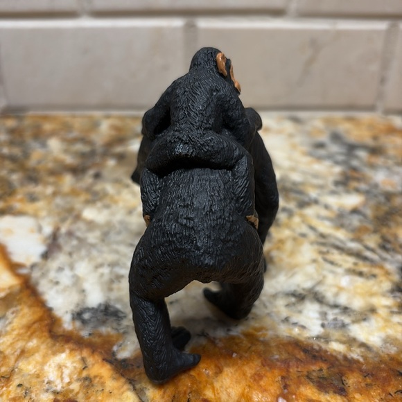 Safari Ltd. Chimpanzee with Baby Figurine Play Toy - Animal Toy - Picture 6 of 12